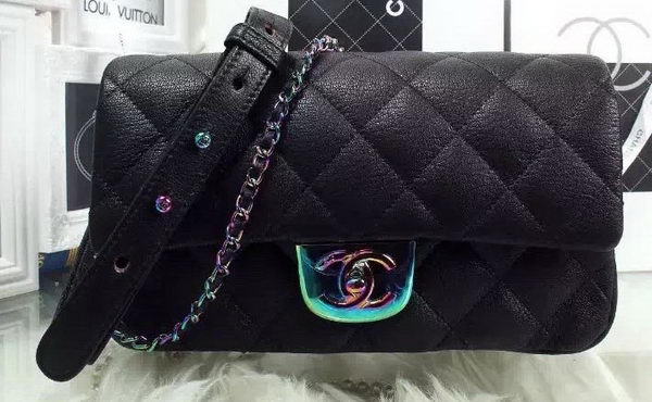 Chanel 2.55 Series Flap Bag Original Lambskin Leather A93134 Black