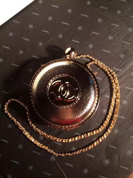 Chanel Plexiglass Globe Clutch Bag Gold