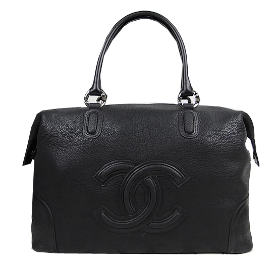 Chanel Top Original Leather Tote Bag A69236 Black
