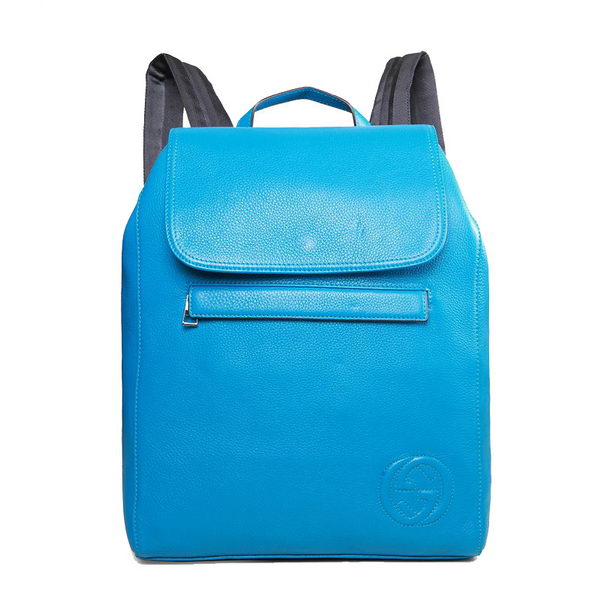 Gucci BackPack in Calfskin Leather 322061 Light Blue