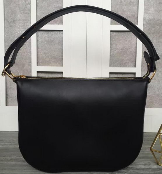 CELINE Medium Saddle Bag in Original Leather C28835 Black