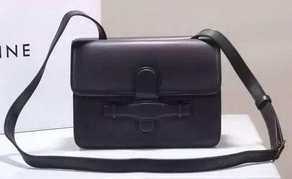 CELINE Symmetrical Bag in Original Leather C774423 Black