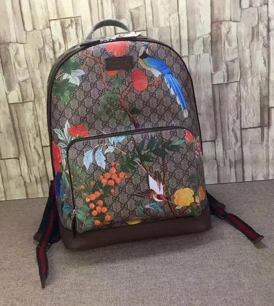 Gucci Tian GG Supreme Backpack 428027 Brown