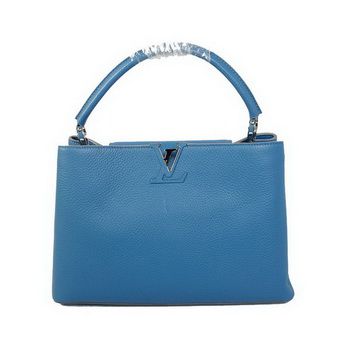 Louis Vuitton Capucines Elegante Borsa MM M38862 Blue Light