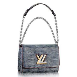 Outlet Borse Louis Vuitton Twist MM denim Epi M50272