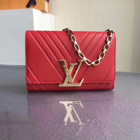 Louis Vuitton CHAIN LOUISE GM Shoulder Bag M54230 Red