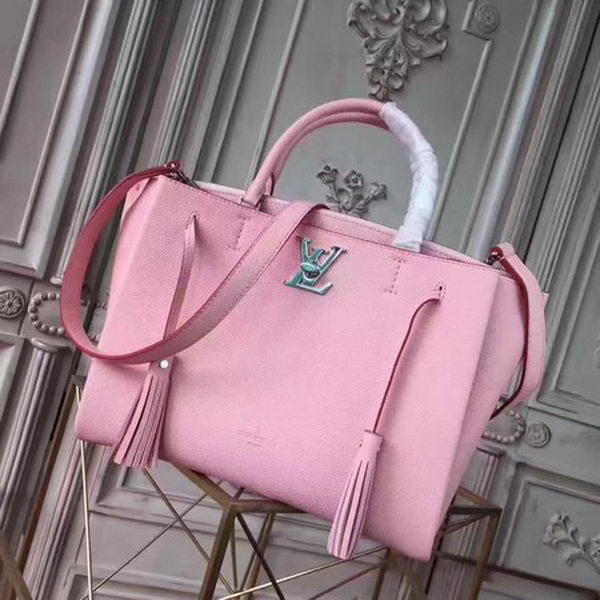 Louis Vuitton Soft Calfskin LOCKMETO M54572 Pink