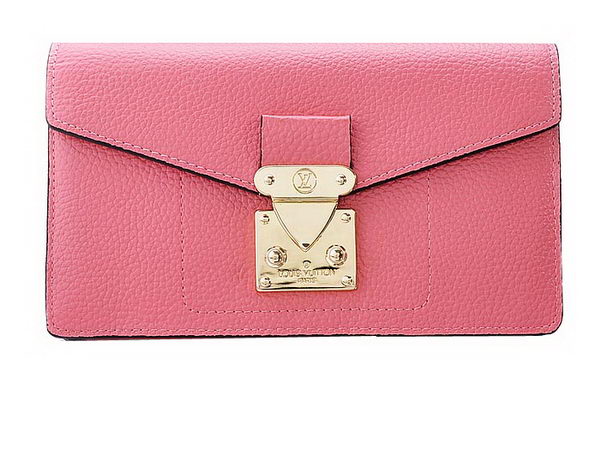 Louis Vuitton Veau Cachemire Leather Dauphine Wallet M58251 Pink