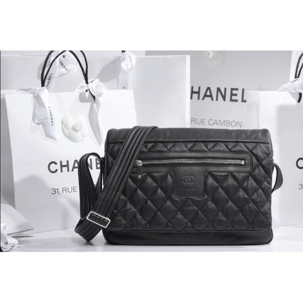 Chanel A48617 Y06882 94305 Quilted Caviale Messaggero Borse In