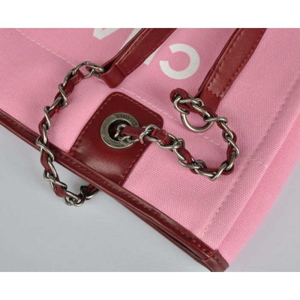 Chanel A66939 Borse Shopping Di Tela Cambon Rosa