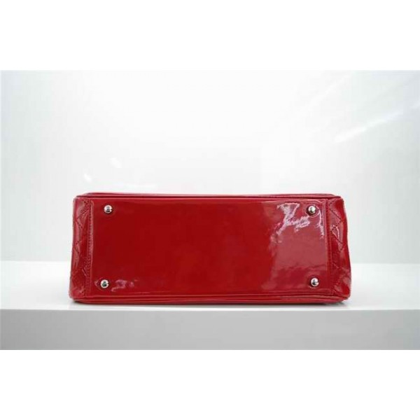 Chanel A47926 Red Patent Borse In Pelle Piccolo Centro Commercia