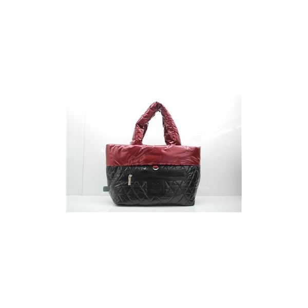 Chanel A47108 Reversibile Trapuntato In Nylon Borse Rosso Piccol