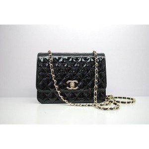 Chanel 2012 Nero Vernice Borse Flap Mini Con Ghw Significa