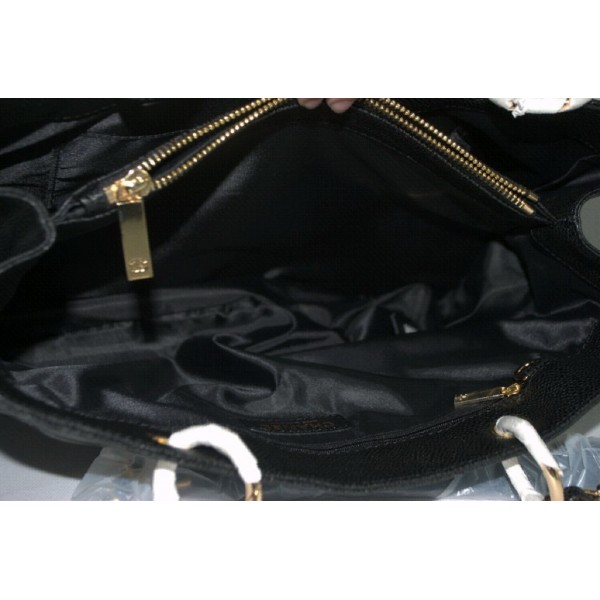 Chanel A20995 Classic Black Caviar Leather Gst Shopping Bags