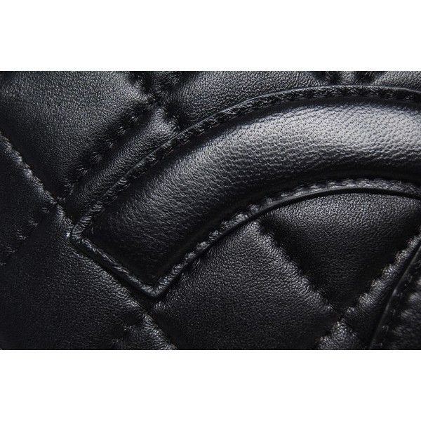 Chanel Classic Black Agnello Tote Borse & A01804