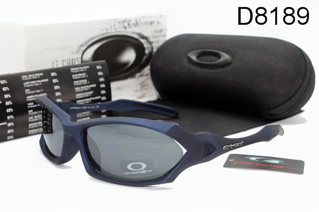 Oakley AAA Active Occhiali Da Sole Blu Telaio Grigio Lente