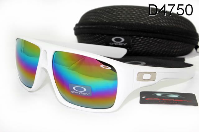 Oakley Nuovo Dispatch Occhiali Da Sole Bianco Telaio Colorato Lente