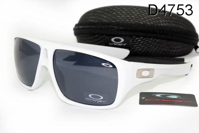 Oakley Nuovo Dispatch Occhiali Da Sole Bianco Telaio Profondità Grigio Lente