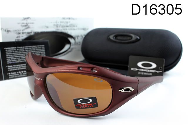 Oakley AAA Active Occhiali Da Sole Marrone Rosso Telaio Abbronzatura Lente