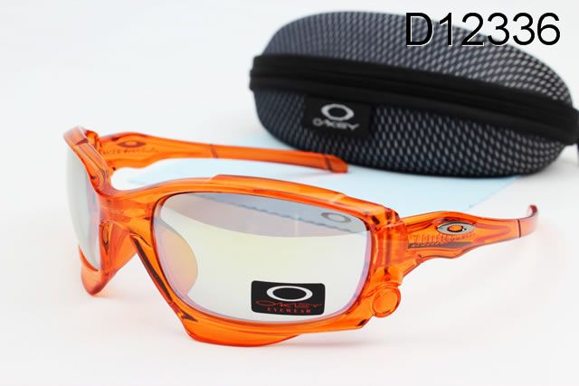 Oakley Jawbone Occhiali Da Sole Transparent Lente Arancione Rosso Telaio