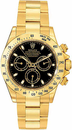 Rolex Oyster Perpetual Cosmograph Daytona Series 18kt Gold Mens Watch 116528-B