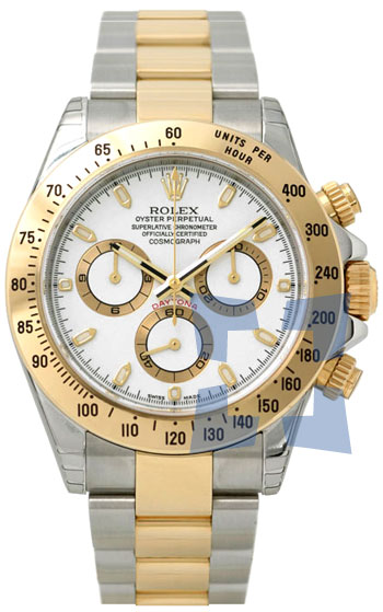 Rolex Daytona Series Stainless Steel and 18k Gold Mens Watch 116523WS