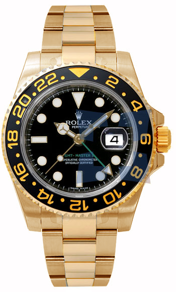 Rolex GMT Master Series II Fashionable Mens Automatic COSC Wristwatch 116718B