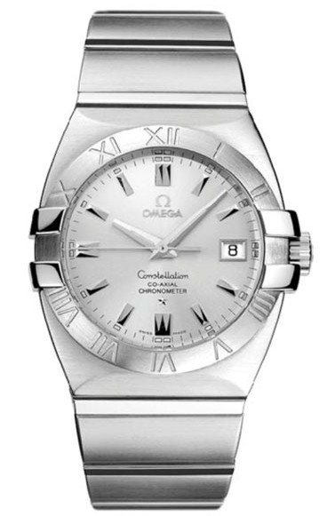 Omega Constellation Double Eagle Chronometer Series Mens Stainless Steel Wristwatch-1501.30.00