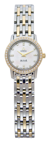 Omega DeVille Prestige Series Fashion Ladies Quartz Wristwatch 4375.75