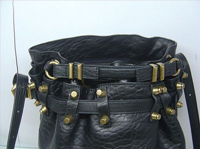 Alexander Wang Diego Studded Buckle Bag Black 24833