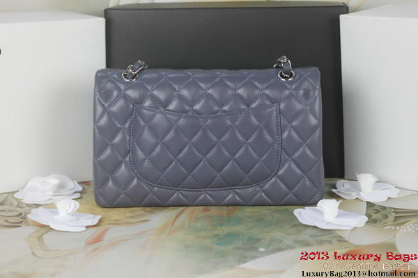 Chanel 2.55 Series A1112 Purple Original Leather Classic Flap Bag Silver