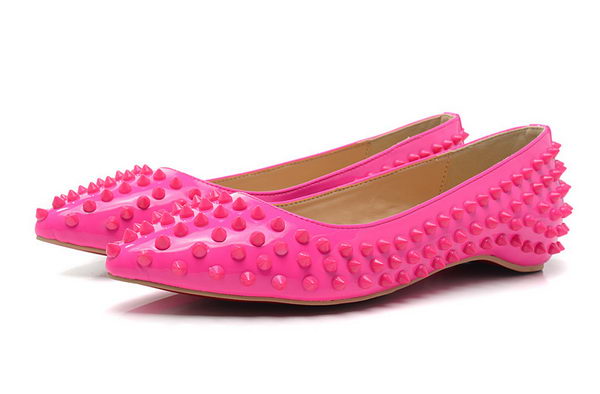 Christian Louboutin PIGALLE SPIKES Flat CL1329 Rose