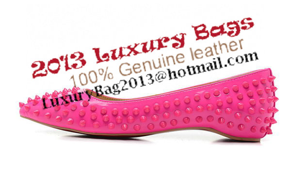 Christian Louboutin PIGALLE SPIKES Flat CL1329 Rose