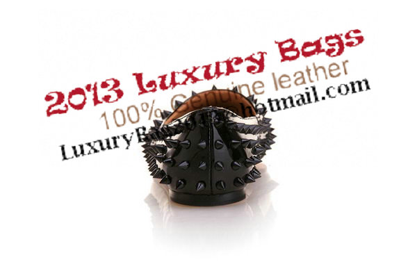 Christian Louboutin Patent Leather Flats CL10301 Black