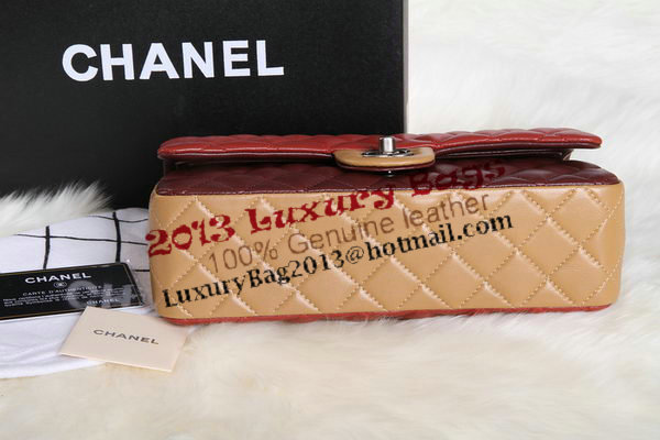 Chanel 2.55 Series Original Leather Classic Flap Bag A01112 Orange&Claret