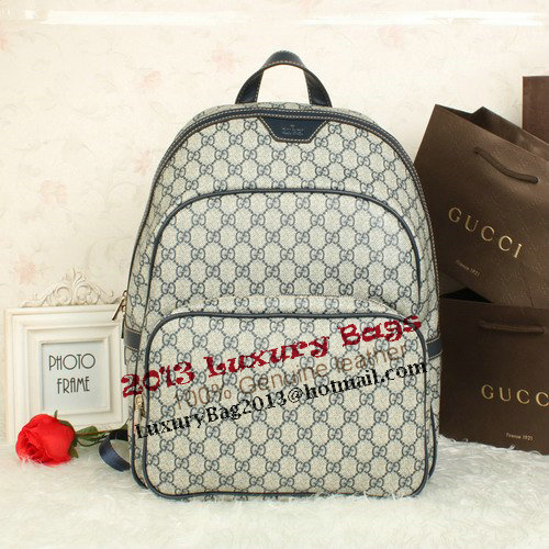 Gucci Supreme Canvas Backpack 322069 Blue