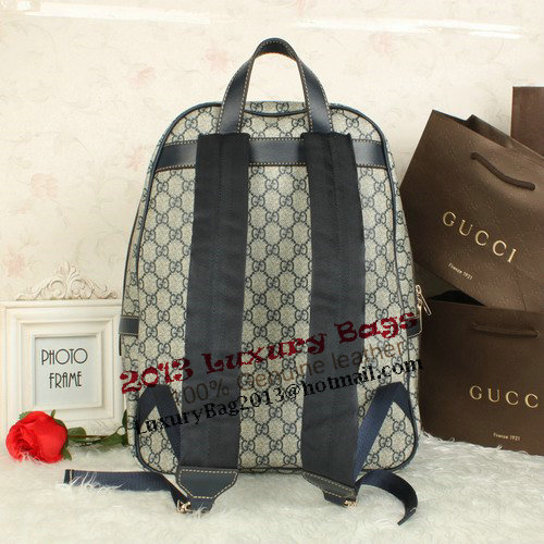Gucci Supreme Canvas Backpack 322069 Blue