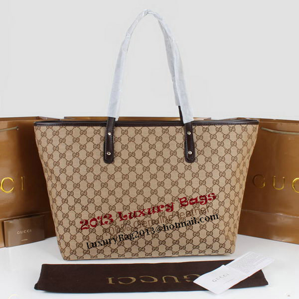 Gucci Joy Supreme Dog Canvas Shoulder Bag 212374 Brown