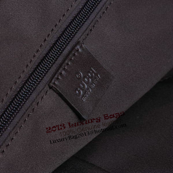 Gucci Joy Supreme Dog Canvas Shoulder Bag 212374 Brown