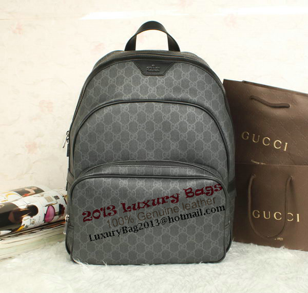 Gucci Supreme Canvas Backpack 322069 Black
