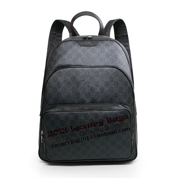 Gucci 322069 Black Supreme Canvas Backpack