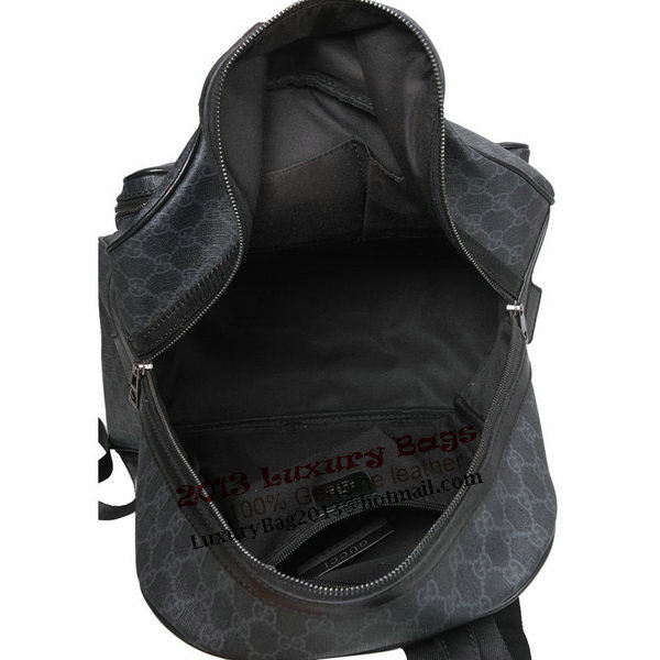 Gucci 322069 Black Supreme Canvas Backpack