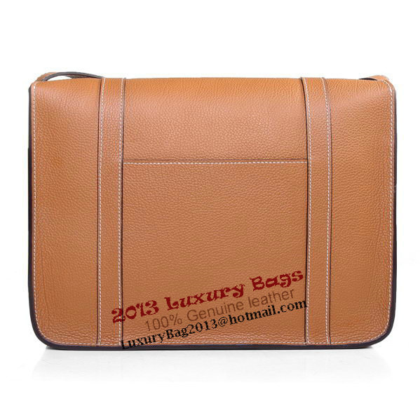 Hermes Etriviere Messenger Bag Togo Leather H1069 Wheat