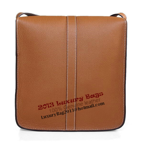 Hermes Etriviere Shoulder Bag Calfskin Leather H2551 Wheat