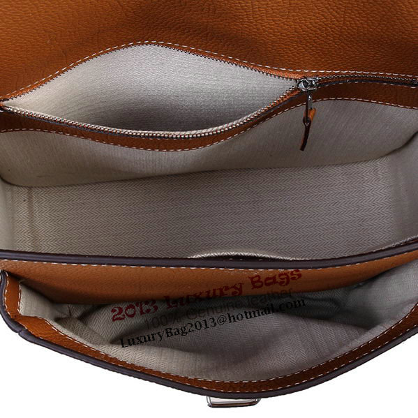 Hermes Etriviere Shoulder Bag Calfskin Leather H2551 Wheat