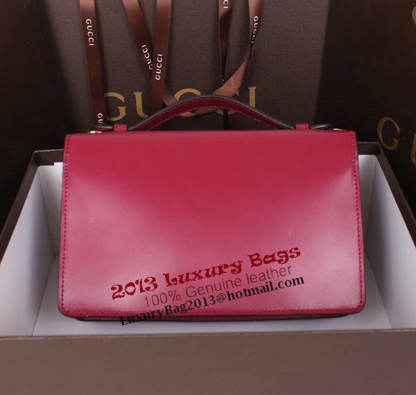 Gucci Lady Lock Calf Leather Briefcase Clutch 331823 Rose