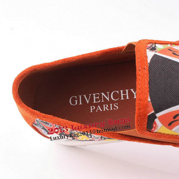 Givenchy Casual Shoes Suede Leather GI16 Orange