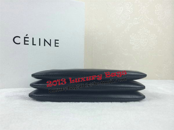 Celine Trio Original Leather Shoulder Bag C98317 Black