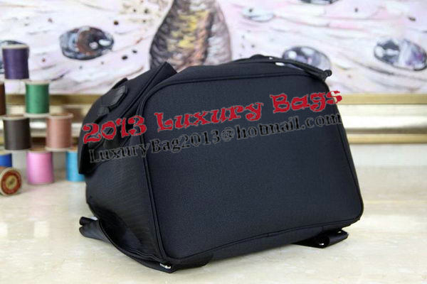 Hermes Canvas & Leather Backpack H1718 Black
