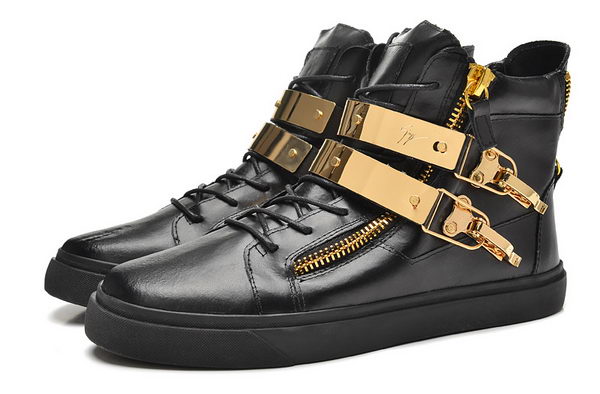 Giuseppe Zanotti Sneakers Sheepskin Leather GZ0369 Black